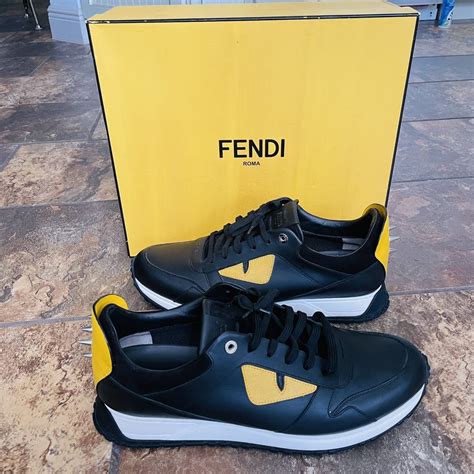 fendi shoes with spikes|Fendi ladies sneakers.